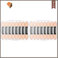 双头海绵眼影棒一次性迷你便携一支装小号眼部化妆刷初学者 三维工匠 小号双大头40支 其它材质