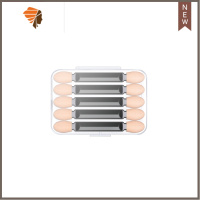 双头海绵眼影棒一次性迷你便携一支装小号眼部化妆刷初学者 三维工匠 大号双大头20支 其它材质