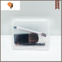 迷你眉刷便携小腮红刷小眉粉刷双头扫眉螺旋刷眼影海绵棒睫毛 三维工匠 三支小腮红刷眉粉刷眼影棒