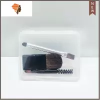 迷你眉刷便携小腮红刷小眉粉刷双头扫眉螺旋刷眼影海绵棒睫毛 三维工匠 三支小腮红刷眉粉刷眼影棒