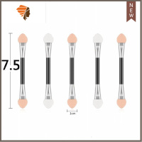 眼影刷细节刷眼影棒眼影刷海绵5支/ 10支/20支懒人初学者眼部化妆 三维工匠 双头眼影棒[10支]