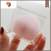 郭小妞 超酥软蟠桃美妆蛋带收纳盒海绵蛋上妆粉扑粉底液BB霜工具 三维工匠 淡粉色胖桃带盒子