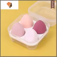 超软不吃粉彩妆蛋气垫粉扑粉底液海绵蛋蛋干湿两用化妆工具 三维工匠 草莓慕斯[4个装]