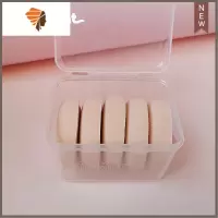 超软定妆吐司粉底液美妆蛋不吃粉海绵 三维工匠 吐司圆形5个面扑
