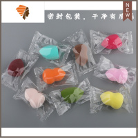 巨软彩妆美妆蛋海绵葫芦水滴斜切三切斜射面粉扑套装化妆蛋不吃粉 三维工匠 1个袋装随机发