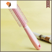 美发师造型直发蓬松卷防理发店梳子女士专用长发气囊按摩梳子 三维工匠 [粉色]卷发梳