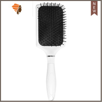 气垫梳顺发梳子理发店家用面包梳头部经络梳空气按摩板梳子 敬平 TOP亮面白色