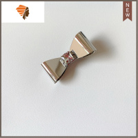 mona银色蝴蝶结发夹迎接春天小fafa~多色闪钻蝴蝶发夹凹造型bi入 敬平 透明蝴蝶结鸭嘴夹造型夹