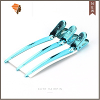 发根蓬松定位夹分区定型美发手推波纹夹子头发烫染发造型鸭嘴夹 敬平 蓝色(3个装)造型夹