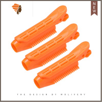 韩国夹子头饰发根蓬松发夹头顶空气刘海固定器懒人造型卷发筒 敬平 三个橙色造型夹