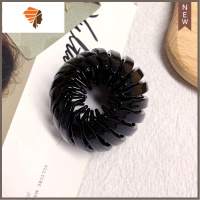 盘发器丸子头发夹蓬松头发造型器马尾扣简约头饰盘发器压扣发卡 敬平 经典黑043造型夹