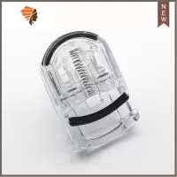 眼睫毛夹子卷翘器局部迷你睫毛卷翘器套装定型初学者美妆工具 三维工匠 透明色