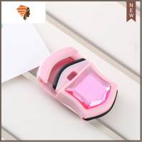 便携式睫毛夹子小巧局部迷你卷翘广角初学者快速定型美妆工具 三维工匠 粉色