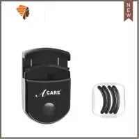 特惠卷翘器分段式局部定型小便携眼睫毛初学者胶垫卷翘器 三维工匠 黑色便携睫毛夹