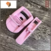 手动卷翘太阳花广角局部迷你眼睫毛夹 送替换胶条 旅行便携带 三维工匠 组合[标准+局部]粉