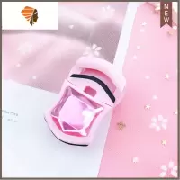 迷你局部眼睫毛夹子小型便携款式卷翘辅助器不伤睫毛自然定型 三维工匠 粉色钻款