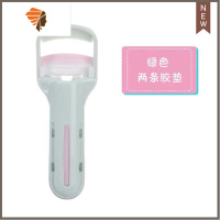 新版睫毛夹卷翘器便携分段式定型局部小型玛丽安太阳花 三维工匠 新版绿色