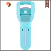 睫毛夹卷翘不夹眼皮局部适用含替换胶条初学者便携式 三维工匠 浅蓝色