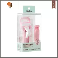 malian玛丽安新款睫毛夹二代局部卷翘小型分段式套装2条胶垫 三维工匠 粉色睫毛夹+局部夹