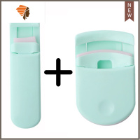 网红初学者新版器卷翘定型分段式小型迷你局部便携式睫毛夹 三维工匠 薄荷绿(长条型+宽圆型)