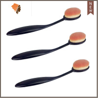 抖音网红牙刷型粉底液化妆刷底妆BB霜腮红散粉刷55号化妆刷子便携 三维工匠 3支刷子(送刷盖) 其它材质面刷