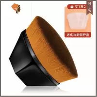 55号魔术粉底刷无痕化妆刷套装不吃粉底液新手美妆刷子推荐 三维工匠 55号-黑色粉底刷(送收纳盒) 人造纤维