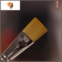 沧州M家191粉底刷扁平头面膜刷粉底液专用刷bb霜隔离霜刷化妆刷子 三维工匠 经典黑 人造纤维