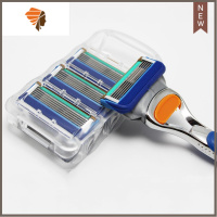 五层剃须刀片锋5速5男手动剃须刀刮胡刀手动刀头刀架 三维工匠 五层8刀头(不含刀架)