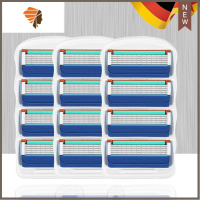 通用锋速五层手动剃须刀5层男士刮胡刀锋利刀片剃头刮胡刀架 三维工匠 五层12刀头