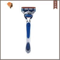 兼容大力人老式剃须刀剃须刀片男士刮胡刀手动剃须刀五层替换刀头 三维工匠 五层刀架不含刀头