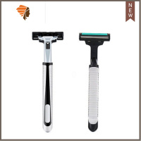 双层剃须刀老式手动刮胡刀头男士胡须刀刮毛刀剃毛刀刮胡子刀 三维工匠 单刀架(无刀片)手动剃须刀