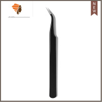 美甲工具弯头贴水钻贴美甲饰品取钻取睫毛专用工具美甲店专用 三维工匠 黑色弯头镊子(精密)美甲贴