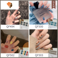 秋冬豹纹纸女网红全贴小清新指甲贴纸3d防水持久指甲贴片 三维工匠 豹纹套餐美甲贴