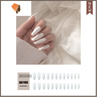 短款果冻粉纯色自然美甲贴片成品仙女同款日系成品穿戴甲片 三维工匠 AA1100