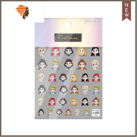 棒棒糖不二公主tomoni薄韧日系背胶5d网红新款指甲装饰品 三维工匠 645#不二公主美甲贴