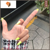 纯色草绿磨砂短款显白穿戴甲成品美甲贴片指甲贴片防水可拆 三维工匠 004草绿