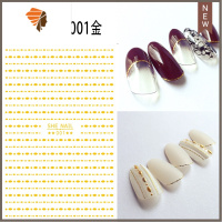 美甲贴纸烫金背胶边框星月笑脸框框箭头蝴蝶结线条英文字母花草 三维工匠 she烫金 1