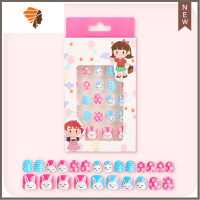 儿童假24片美甲成品小学生贴片抖音网上可穿戴12岁小孩子 三维工匠 儿童5号美甲贴