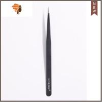 美甲镊子直头弯头镶钻取钻美甲贴纸指甲贴花贴水钻小饰品工具 三维工匠 精密镊子(直头)T07-2