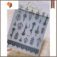 tomoni莫失的波西米亚风5D浮雕美甲贴纸图腾贴画指甲背胶贴花 三维工匠 MS-32(薄韧款)