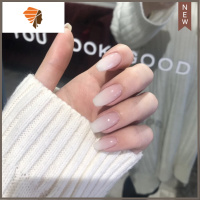 豹纹假指甲贴片手工美甲女成品磨砂短款穿戴式可取可带拆卸美甲贴 三维工匠 渐变芭蕾