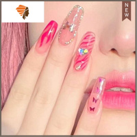 手工定制网红穿戴甲美甲成品指甲贴片千禧y2k辣妹甲片穿戴式光疗 三维工匠 千禧辣妹M 16 12 13 12 10美甲贴