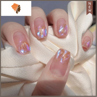 穿戴甲新娘指甲贴片成品甲片孕妇2021新款美甲贴拍婚纱照结婚婚礼 三维工匠 极光钻[款1]M 16 12 13 12 1