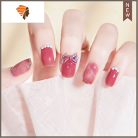 指甲贴片美甲贴片可穿戴美甲穿戴式女甲片成品重复拆卸指甲贴 三维工匠 图二款M中号