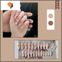 小红书鸳鸯腮红美甲指甲贴片温柔美甲成品甲片穿戴式学生美甲 三维工匠 CB0194H沙岛海岸胶水+果冻胶+木 棒+指美甲贴