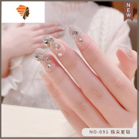 成品甲片孕妇2021新款美甲贴穿戴甲新娘指甲贴片婚纱照哺乳婚礼 三维工匠 其它颜色 91 指尖星钻