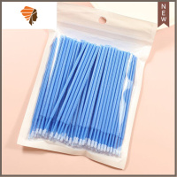 纳米棉签棒美睫尖头小极细迷你清洁棉棒嫁接细节眼线卸睫毛化妆用 三维工匠化妆棒