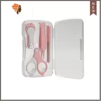 婴幼儿指甲剪套装 防夹肉指甲钳宝宝修指甲套装便携带儿童剪甲刀 三维工匠