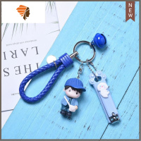 指甲刀三件套钥匙扣女精致可爱挂件多功能个性创意卡通指甲剪套装 三维工匠指甲钳