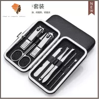 指甲刀一套组合套装掏耳朵鼻毛剪九件套修剪器男士组合眉毛夹韩版 三维工匠指甲钳